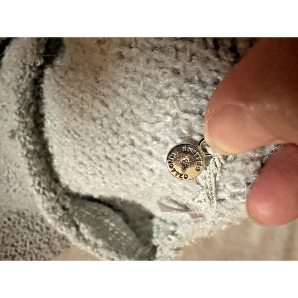 ANTHROPOLOGIE ALPACA & LACE PULLOVER SWEATER BY KNITTED & KNOTTED SZ S - Picture 13 of 14